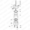 PERKINS 2656AOO3 Fuel filter